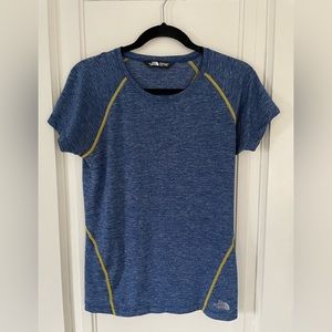 The North Face size medium blue heathered shirt